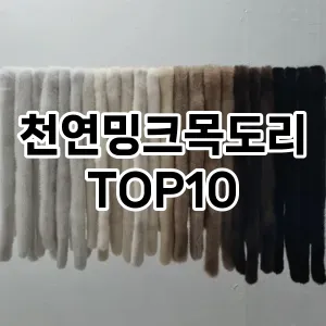 천연밍크목도리 추천 순위  TOP10 구매가이드 2025년 1월 3주차