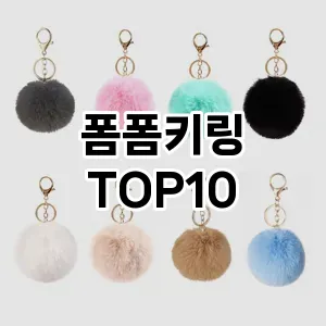 폼폼키링 추천 순위  TOP10 구매가이드 2025년 1월 2주차