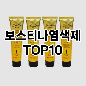 [후기보셈]보스티나염색제 추천 순위  TOP10 구매가이드 2025년 3월 1주차