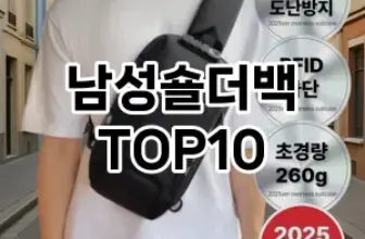 [핫템추천]남성숄더백 추천 순위  TOP10 구매가이드 2025년 11월 4주차