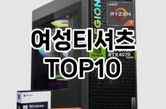 [봐보세요]여성티셔츠 추천 순위  TOP10 구매가이드 2025년 11월 5주차