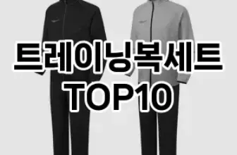 [리뷰보셈]트레이닝복세트 추천 순위  TOP10 구매가이드 2025년 11월 4주차