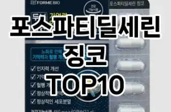 [봐보세요]포스파티딜세린징코 추천 순위  TOP10 구매가이드 2025년 12월 2주차