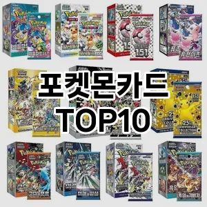 [솔직후기]포켓몬카드 추천 순위  TOP10 구매가이드 2025년 12월 2주차