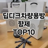 [리뷰보셈]딥디크차량용방향제 추천 순위  TOP10 구매가이드 2025년 4월 1주차