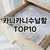 [진짜리뷰]카니카니수납함 추천 순위  TOP10 구매가이드 2025년 9월 1주차