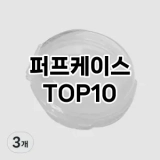 [후기보셈]퍼프케이스 추천 순위  TOP10 구매가이드 2025년 8월 4주차